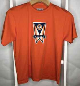FCC Cincinnati Soccer Boys L T Shirt Orange Blue White Short Sleeve A4 Youth