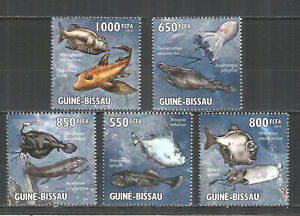 Guinea Bissau 2010 year, mint MNH (**) fish