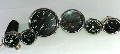 Electrical Tacho RPM 85 mm 52 mm Volt gauge Temp Gauge Oil pressure Fuel Gauge - Image 1 of 3