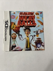 Nintendo DS - Nuvoloso con possibilità di polpette - solo manuale istruzioni - Foto 1 di 2