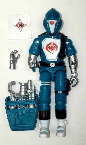 GI JOE COBRA RED LASER NINJA-BAT COM-BAT NINJA ANDROID TROOPER VARIANT  BAT Cover