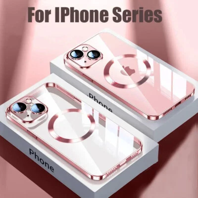 Case For Apple iPhone 17 16 15 14 13 Pro Max Shockproof Magnetic Silicone Cover