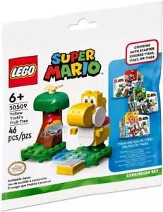 LEGO Super Mario Amarillo Yoshi's Fruit Tree Expansion Set - Polybag 30509 - Nuevo - Imagen 1 de 1