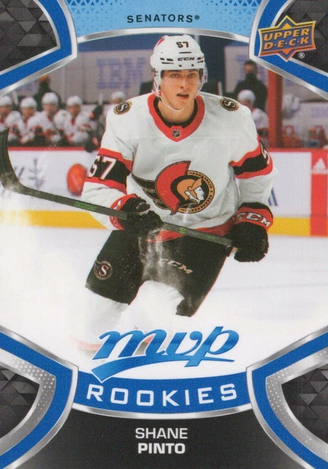 2021-22 Upper Deck MVP Blue FS #236 Shane Pinto Senators RC - Image 1 of 1