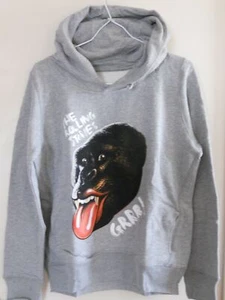 Rolling Stones Grrr ! Sweat Shirt Gris A Capuche Taille L (TS006) neuf - Imagen 1 de 1
