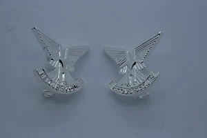 RHODESIAN RHODESIA ARMY SELOUS SCOUTS UNIFORM COLLAR BADGE'S - Picture 1 of 2