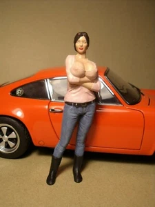 1/18 FIGUR MÄDCHEN STEPHANIE VROOM BEMALT FÜR AUTOART MINICHAMPS NOREV CMC - Bild 1 von 6
