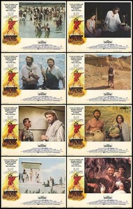 MOSES orig 1976 lobby card set BURT LANCASTER/ANTHONY QUAYLE 11x14 movie posters