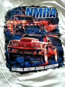 NUEVA, NMRA - Ford Mustang Racing Association, Camiseta Gris Para Hombre Grande - Imagen 1 de 7