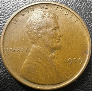 1909 VDB Lincoln Wheat Cent/ #116 - Picture 1 of 2