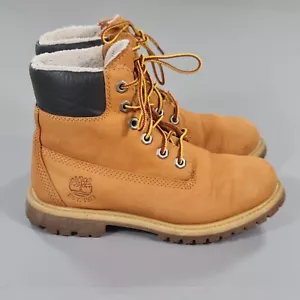 Timberland Mujer Botas Beige 3.5 Reino Unido Clásico Nubuck Sherpa Forro EU 36 - Imagen 1 de 12