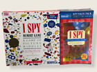 Scholastic I Spy Memory Game w/ 8 Ways to Play & I Spy Picture Riddle Books New