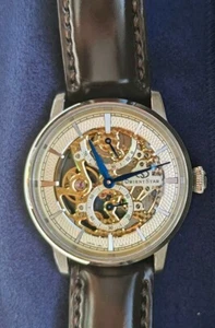 Orient Star Herren Skelettuhr. Braunes Lederband - Ref: RE-AZ0004S00B - Bild 1 von 10