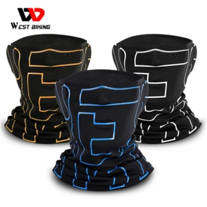 WEST BIKING Breathable UV Protection Half Face Mask Cycling Ice Silk Scarf Hat - Picture 1 of 15