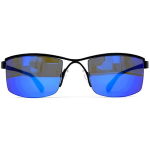 Vintage BUGATTI 401 " ODOTYPE " flat designer sunglasses - France '90s - Black - Bild 1 von 14