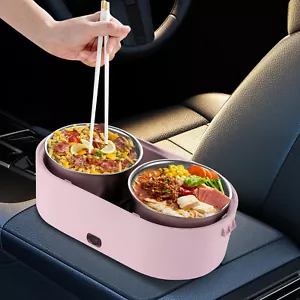Electric Heating Lunch Box Portable for Car Office Food Warmer Container 800ml - Picture 1 of 22