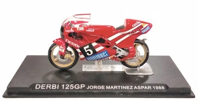 IXO Models 1/24 Racing Bike Col. Derbi 125GP - Jorge Martinez Aspar 1988 (#10) - Image 1 of 4