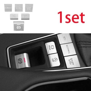 For Toyota Avalon 2019-22 Aluminum Silver Middle Console Button Sticker Gasoline - Picture 1 of 11