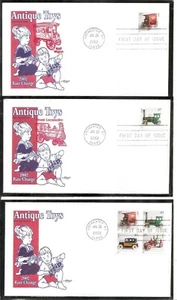US Scott # 3642-3645 Antique Toys FDC. Artmaster Cachet. - Picture 1 of 2