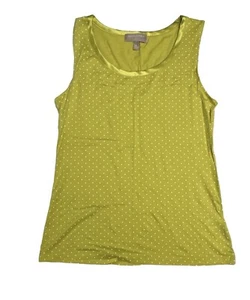 Banana Republic Luxe Touch Lime Green Sleeveless Tank Women's Size Medium - Picture 1 of 2