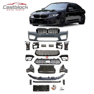 Nuevo para BMW Serie 5 G30 G31 2021-2023 Actualización a Kit de carrocería de parachoques delantero estilo M5 Foto 1 de 4