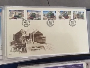 Jersey Stamps. First day covers - covering the years 1971-1998 - Picture 1 of 5