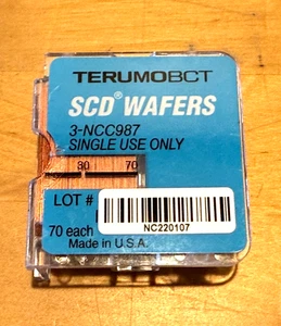 NEW Terumo SCD IIb 3NCC987 Welding Wafers - Case of 70 - Picture 1 of 5