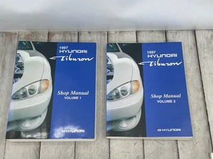 1997 Hyundai Tiburon Genuine Factory Repair Shop Service Manual Volume 1 & 2 - Bild 1 von 6