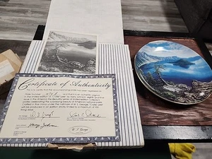 1990 Crater Lake America The Beautiful Series by Harry Johnson Collector’s Plate - Picture 1 of 4