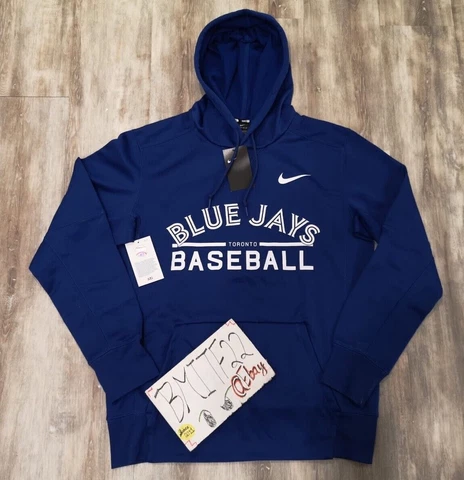 NWT Toronto Blue Jays Nike MLB Baseball Men GM Therma Hoodie Pullover XL Cover