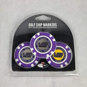 LSU Tigers 3er-PACK POKERCHIPS mit Markern - Bild 1 von 2