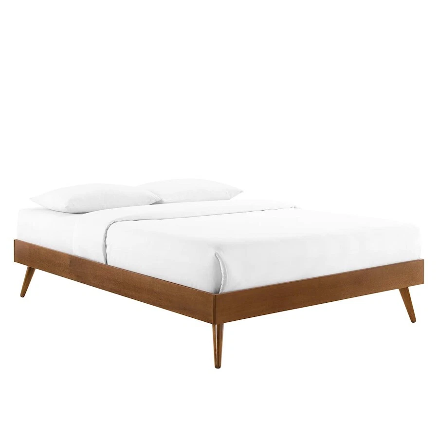 Marco de cama con plataforma de madera Modway Furniture Margo Queen, nogal - MOD-6230-WAL Foto 1 de 1