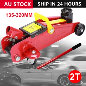2Ton Hydraulic Floor Jack Trolley Low Profile Car Quick Lifting Garage 135-320mm - Picture 1 of 12