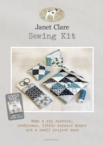 Janet Clare Sewing Kit Pattern for Making Pin Cushion, Needlecase, Keeper etc. - Picture 1 of 6