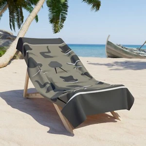 Mid Century Chair Towel Beach Pool Cruise Modern Furniture 2 Sizes Original FUN - Picture 1 of 5