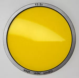 Canon Rangefinder RF 48mm Y3 Deep Yellow Filter for 35/1.5,50/1.4 - Picture 1 of 5