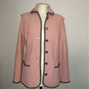 Damenblazer , Gr. 40, rose, graue Paspelierung, 100% Schurwolle, gebraucht - Bild 1 von 8