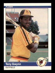 Tony Gwynn San Diego Padres 1984 Fleer #301 2nd Year Card NM-MT HOF