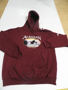 Alaskan Brewing Co Kolsch Hoodie Orca Killerwal Gr. M weinrot Neu ohne Etikett - Bild 1 von 8