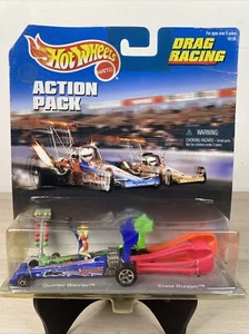 Hot Wheels Quarter Warrior - Grave Dragger w/Figure 1997 Action Pack - Bild 1 von 3