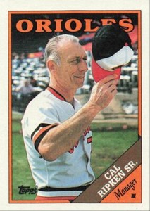 1988 Topps Baseball Cal Ripken Sr. Baltimore Orioles #444