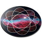 Round Mouse Mat - Geometric Solar System Space NASA Stars Office Gift #8832
