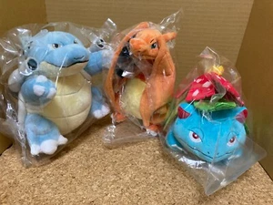 Sanei ALL STAR COLLECTION Pokemon Charizard & Venusaur & Blastoise Juego de Juguetes de Peluche - Imagen 1 de 5