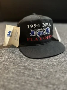Cappello Ufficiale Vintage NBA Starter Orlando Magic 1994 Playoff RARO Nuovo con Etichette - Foto 1 di 15