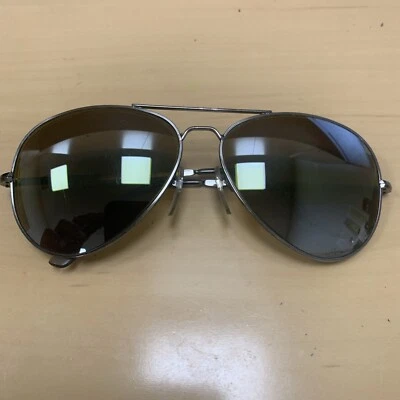 Vintage Vaurnet Pouilloux Sunglasses Unisex Pilot Mirrored Metal Polarized - Image 1 of 4