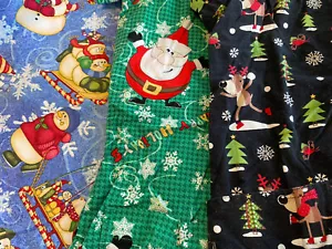Christmas Scrub Tops Size Large Reindeer Snowman Dickies Peaches Lot Of 3 - Picture 1 of 12