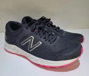 New Balance Arishi Fresh Foam Womens 8 Black Pink Running Shoes EUC - Picture 1 of 8