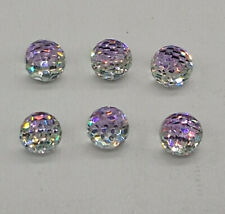 6 pièces boule disco 4861 strass 3/4 dos plat Swarovski cristal vitrail lumière 6 mm strass