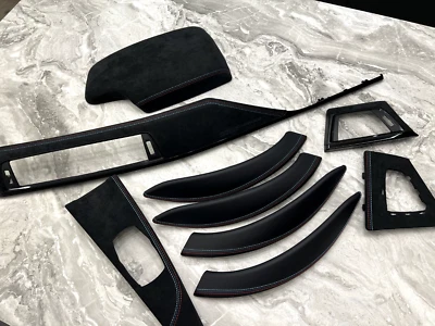 Kit garniture intérieure BMW F30 F31 F36 ALCANTARA + NAPPA M PERFORMANCE TRI ... - Photo 1/4