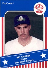 1991 Florida State League All-Stars ProCards #FSL37 Ray Calhoun Greenville Card